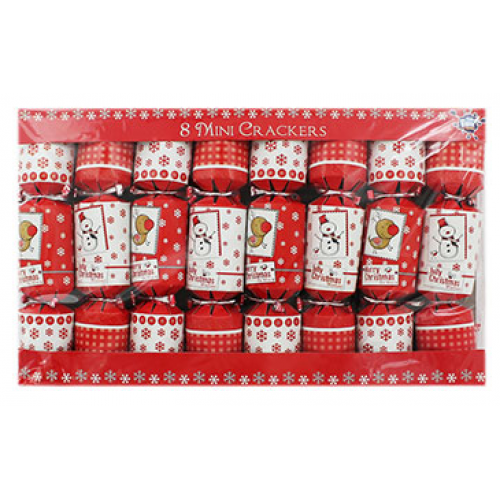 Mini Christmas Crackers (pack of 8)